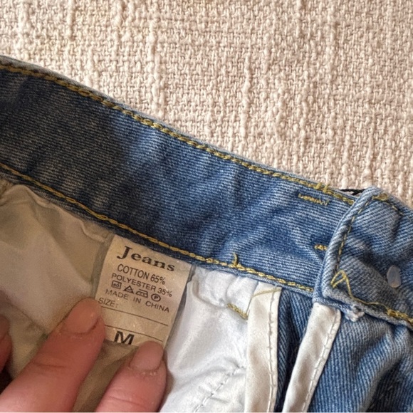 Stylish Blue Denim Jeans Teenager Size Medium Jeans Boyfriend - Picture 4 of 7